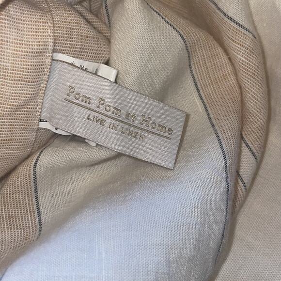 Pom Pom at Home Striped Linen Blend Duvet Cover King Carter - Picture 5 of 7